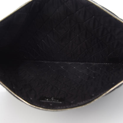 Chanel Caviar Quilted Large Cosmetic Case Black 10 of 14