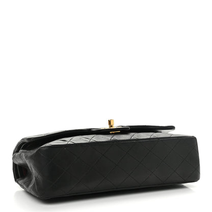 Chanel Lambskin Quilted Medium Double Flap Black 4 of 11
