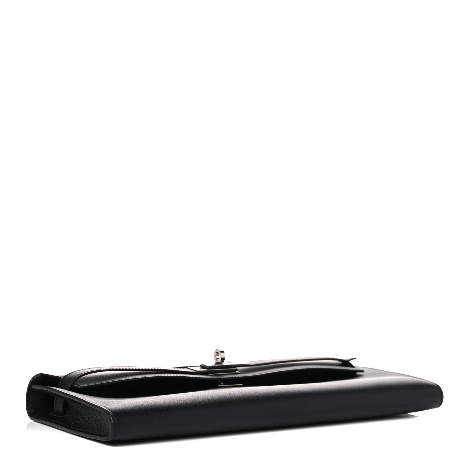 Hermes Swift Kelly Cut Clutch Pochette Black 4 of 11