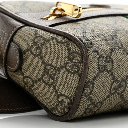 Gucci GG Supreme Monogram Web Small Ophidia Belt Bag 95 38 Dark Brown 9 of 10