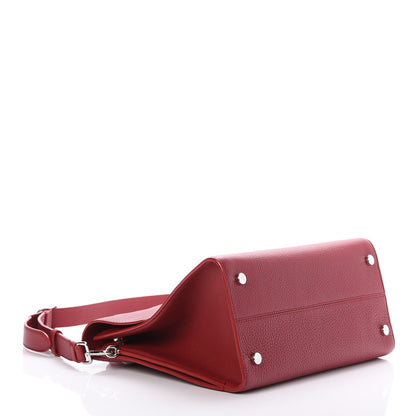 Christian Dior Bullcalf Medium Diorever Flap Indian Red 5 of 8