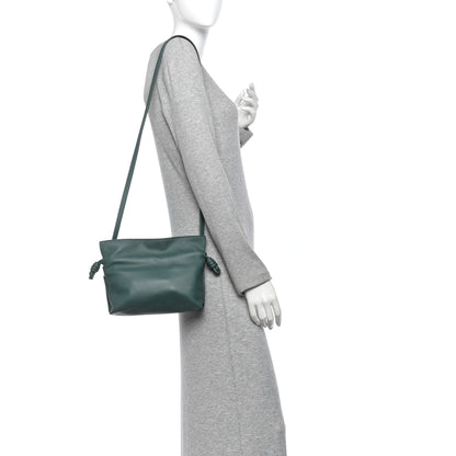 Loewe Calfskin Mini Flamenco Knot Clutch Vetiver 2 of 10