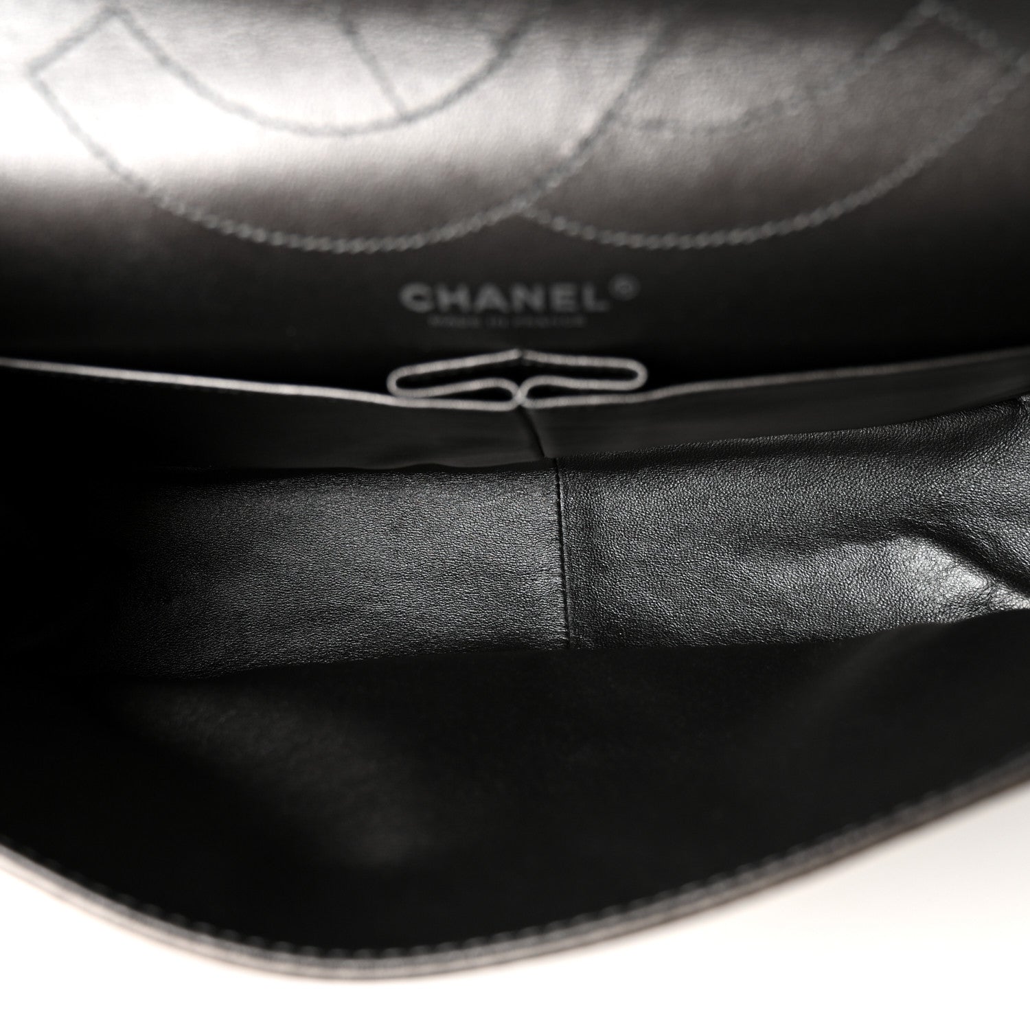 Chanel Metallic Aged Calfskin Quilted 2.55 Reissue 227 Flap Dark Grey 5 of 10