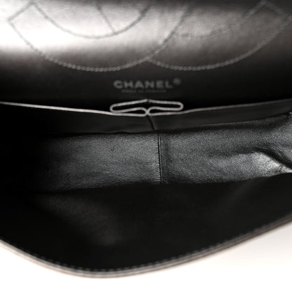 Chanel Metallic Aged Calfskin Quilted 2.55 Reissue 227 Flap Dark Grey 5 of 10