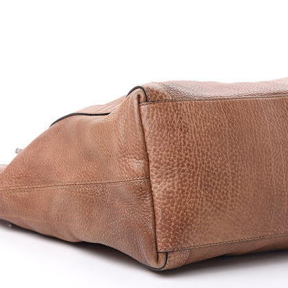 Gucci Pebbled Calfskin Medium Miss GG Top Handle Bag Light Cuir 9 of 16