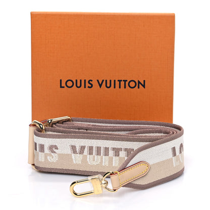 Louis Vuitton Jacquard Speedy Bandouliere 20 Shoulder Strap Beige 3 of 3