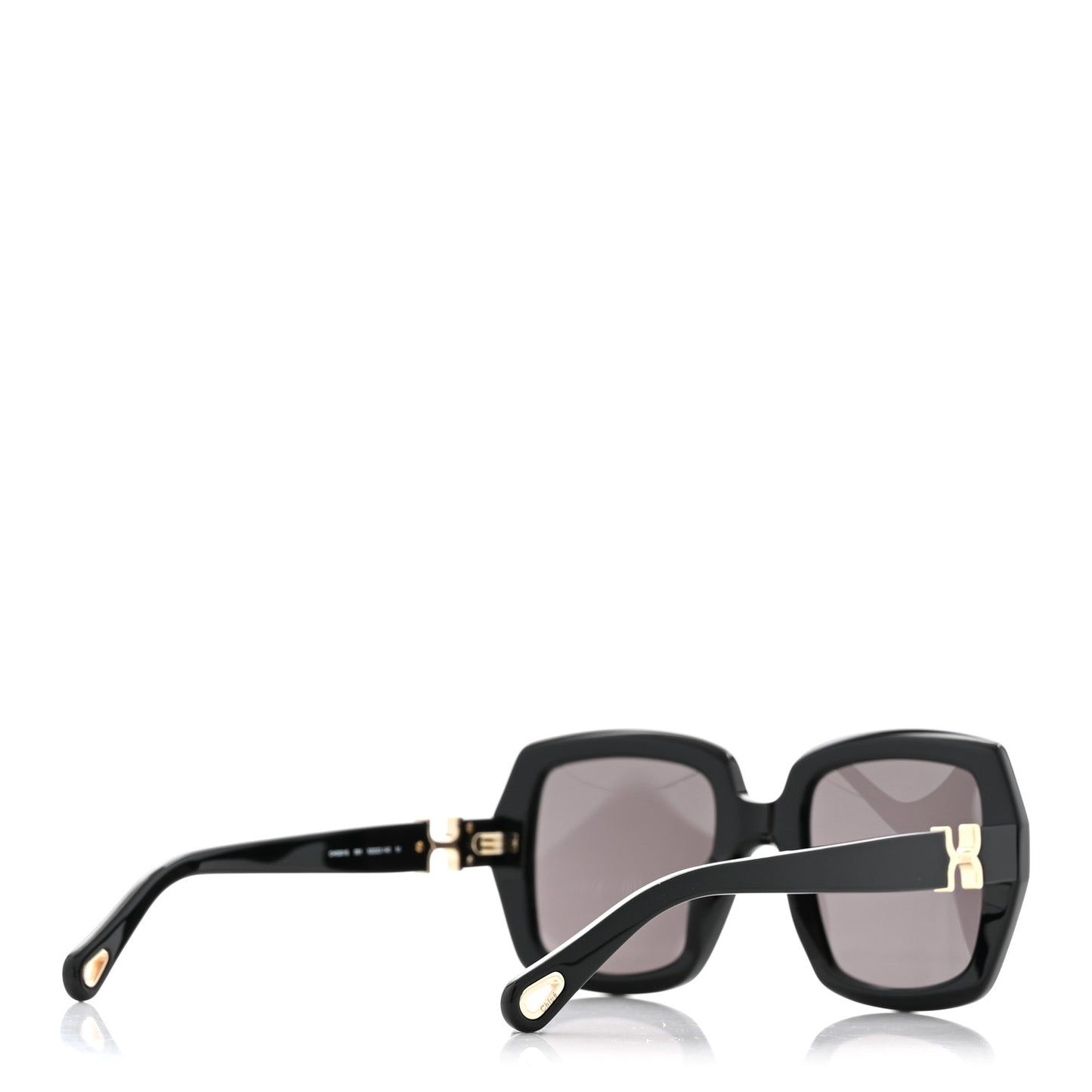 Oversized Round Sunglasses CH0301S Black