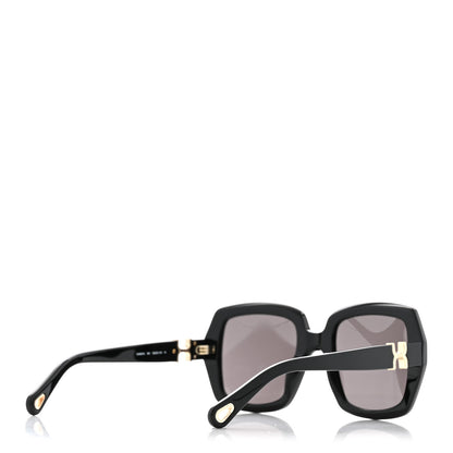 Chloe Oversized Round Sunglasses CH0301S Black 4 of 7