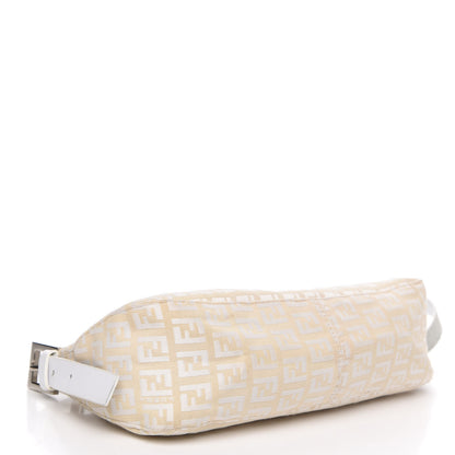Fendi Zucchino Baguette White Beige 4 of 9