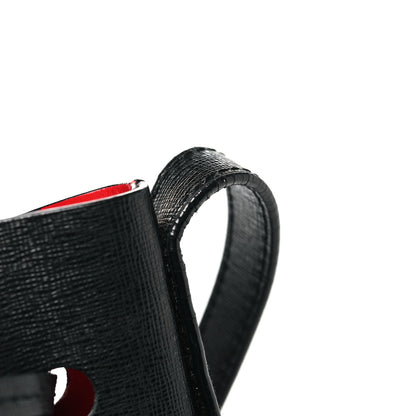 Mansur Gavriel Saffiano Mini Bucket Bag Black Flamma 12 of 13