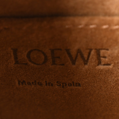 Loewe Calfskin Small Gate Crossbody Bag Amber Light Grey Rust 6 of 9