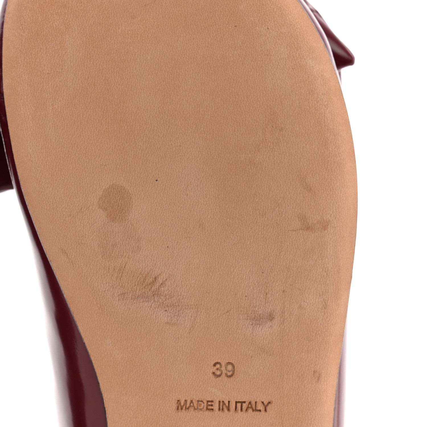 Loewe Puffy Lambskin Padded Bow Ballerina Flats 39 Raspberry 8 of 9