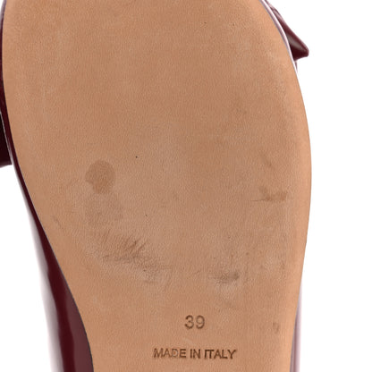 Loewe Puffy Lambskin Padded Bow Ballerina Flats 39 Raspberry 8 of 9