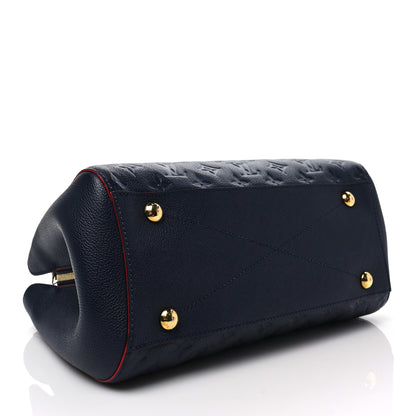 Louis Vuitton Empreinte Montaigne MM Marine Rouge 4 of 8
