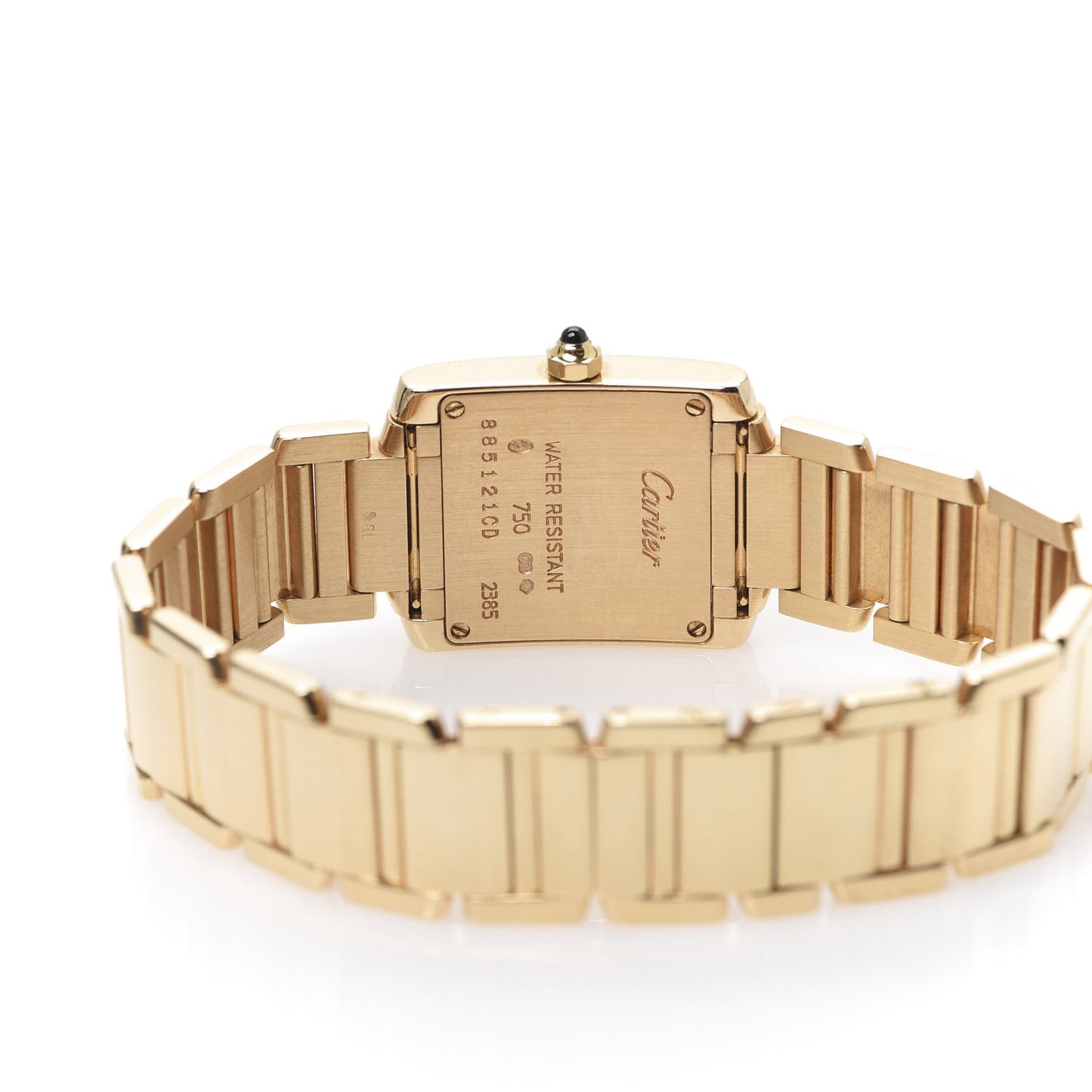 18K Yellow Gold 20mm Tank Francaise Quartz Watch