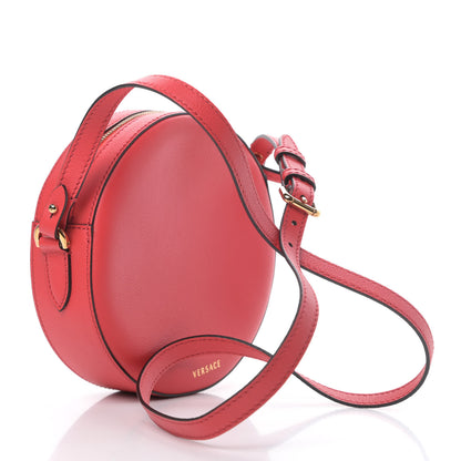 Versace Calfskin La Medusa Round Camera Bag Red 3 of 9