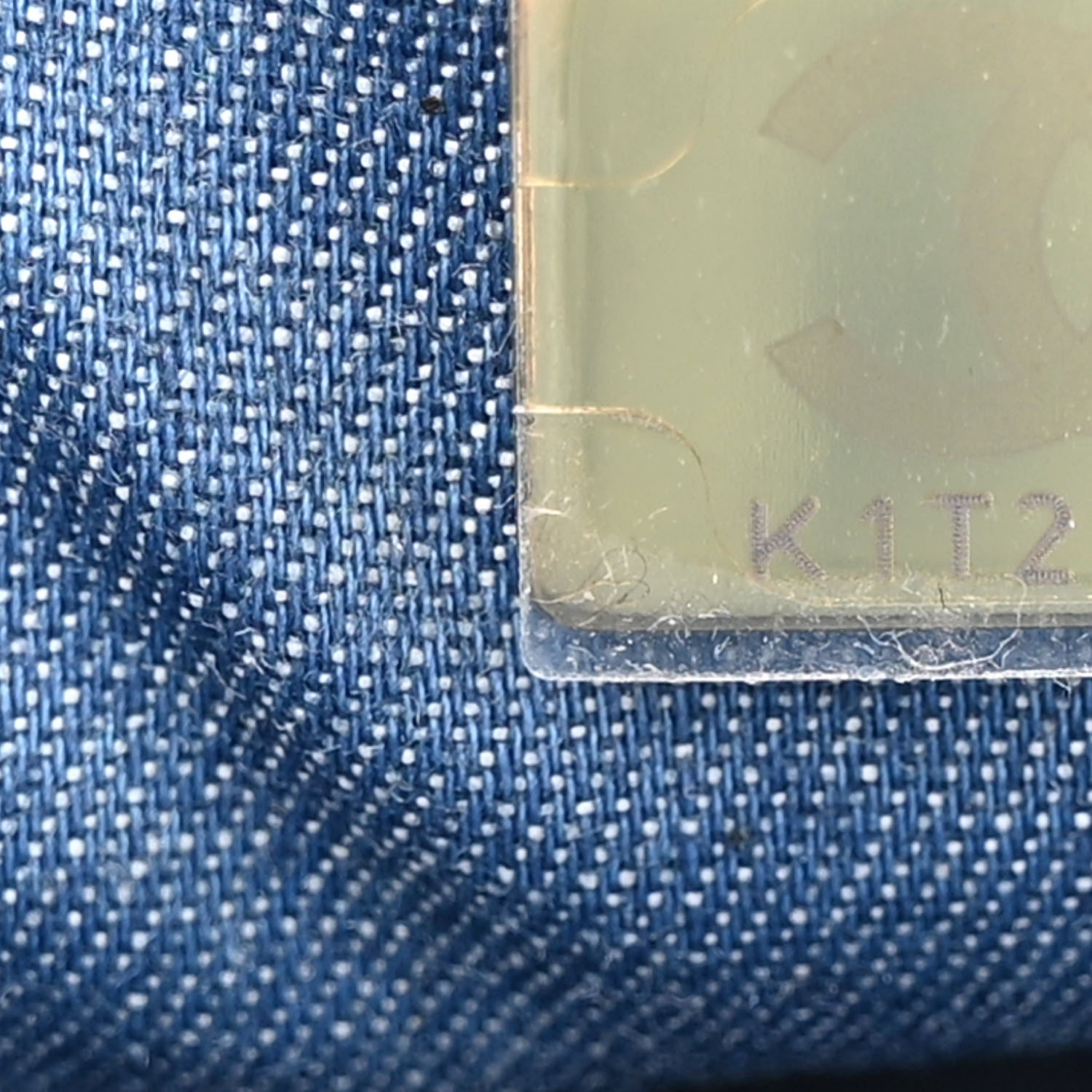 Chanel Denim Quilted Mini Pearl Crush Flap Blue 7 of 10