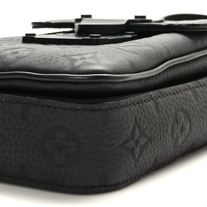 Louis Vuitton Taurillon Monogram S Lock Wearable Wallet Black 8 of 9