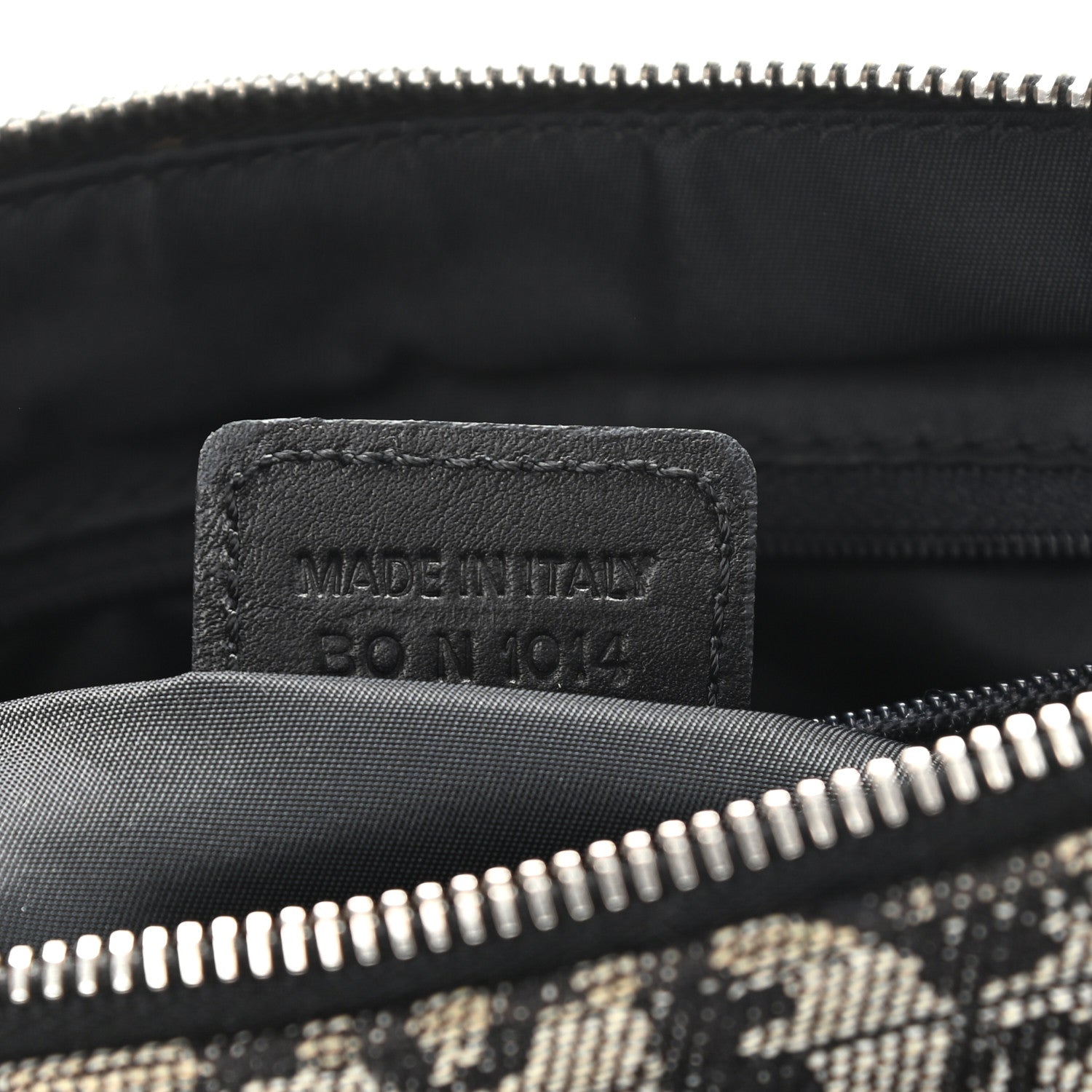 Christian Dior Denim Monogram Boston Navy 7 of 12