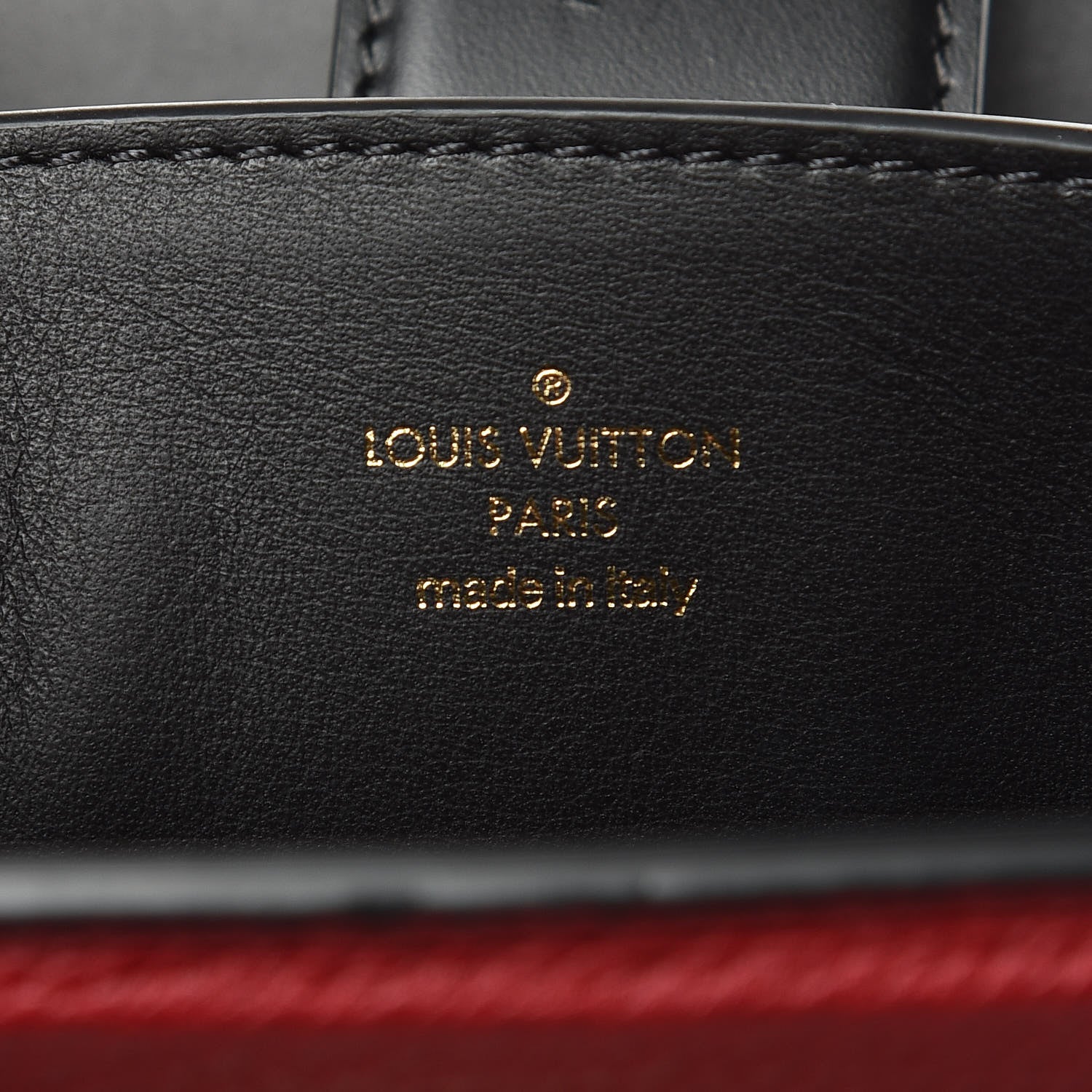 Louis Vuitton Taurillon Cour Marly MM Rouge 6 of 10