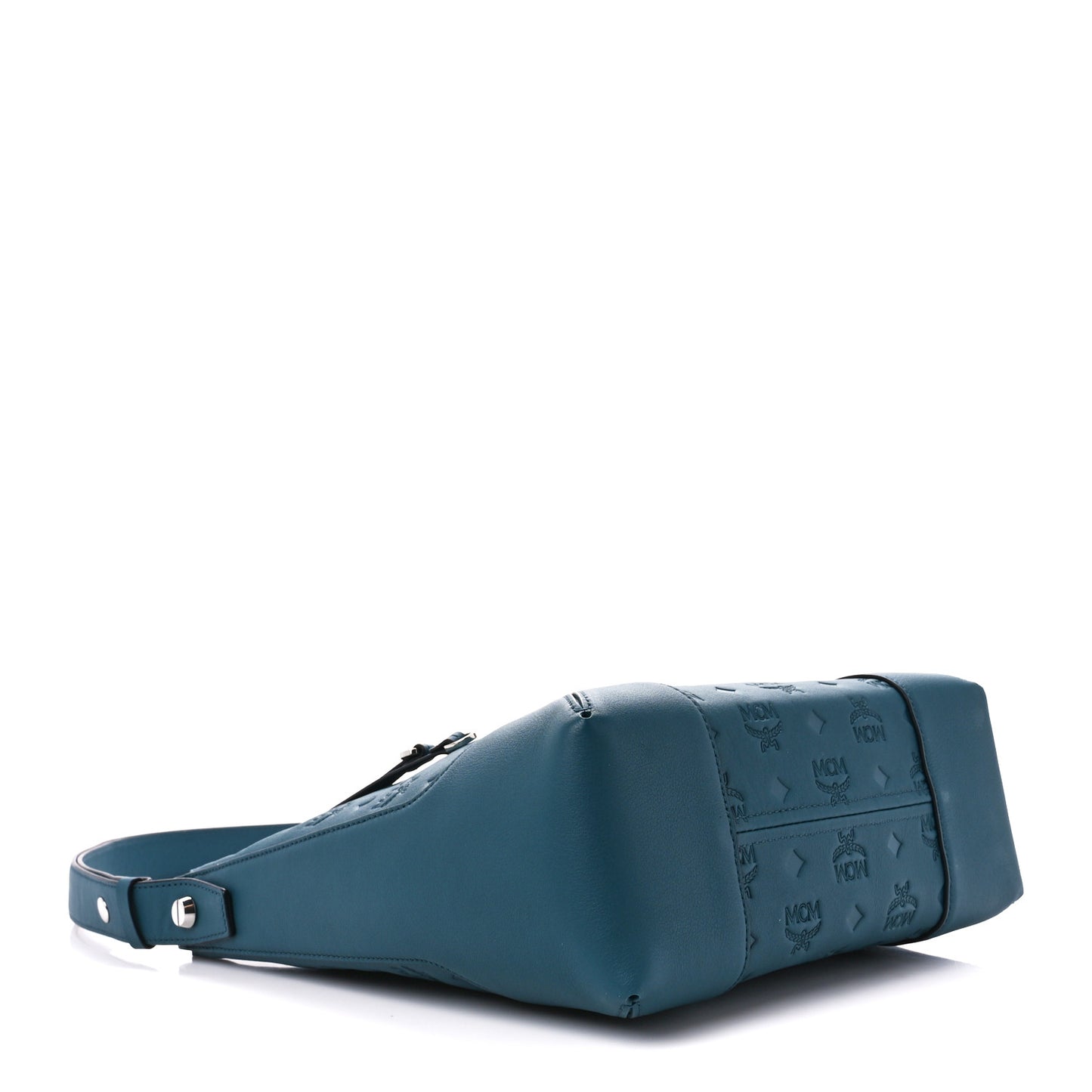 Calfskin Ottomar Monogram Medium Klara Hobo Teal