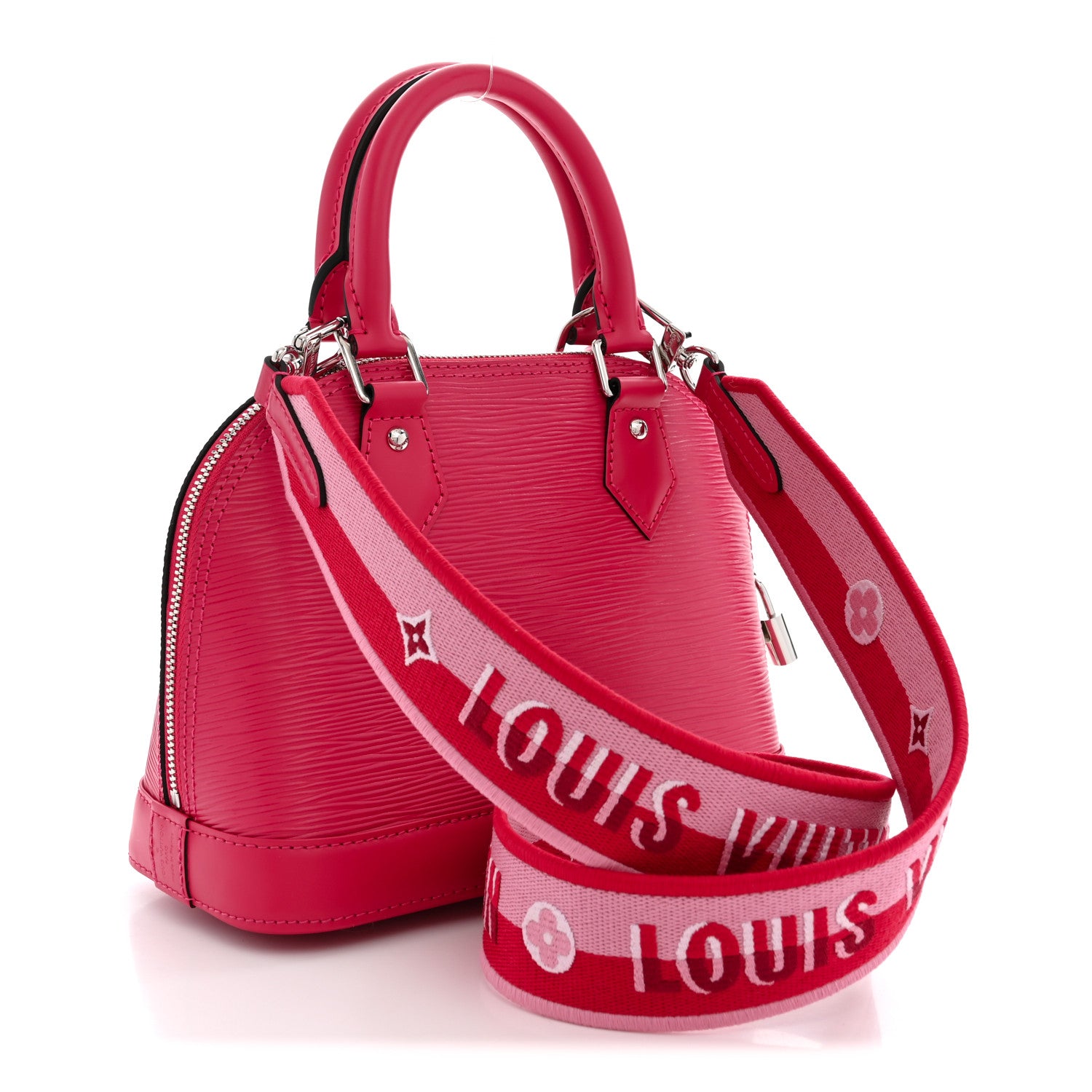 Louis Vuitton Epi Jacquard Alma BB Rose Pondicherry 2 of 10