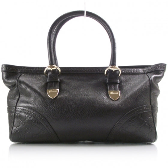 Gucci Signoria Guccissima Black Bag 1 of 12