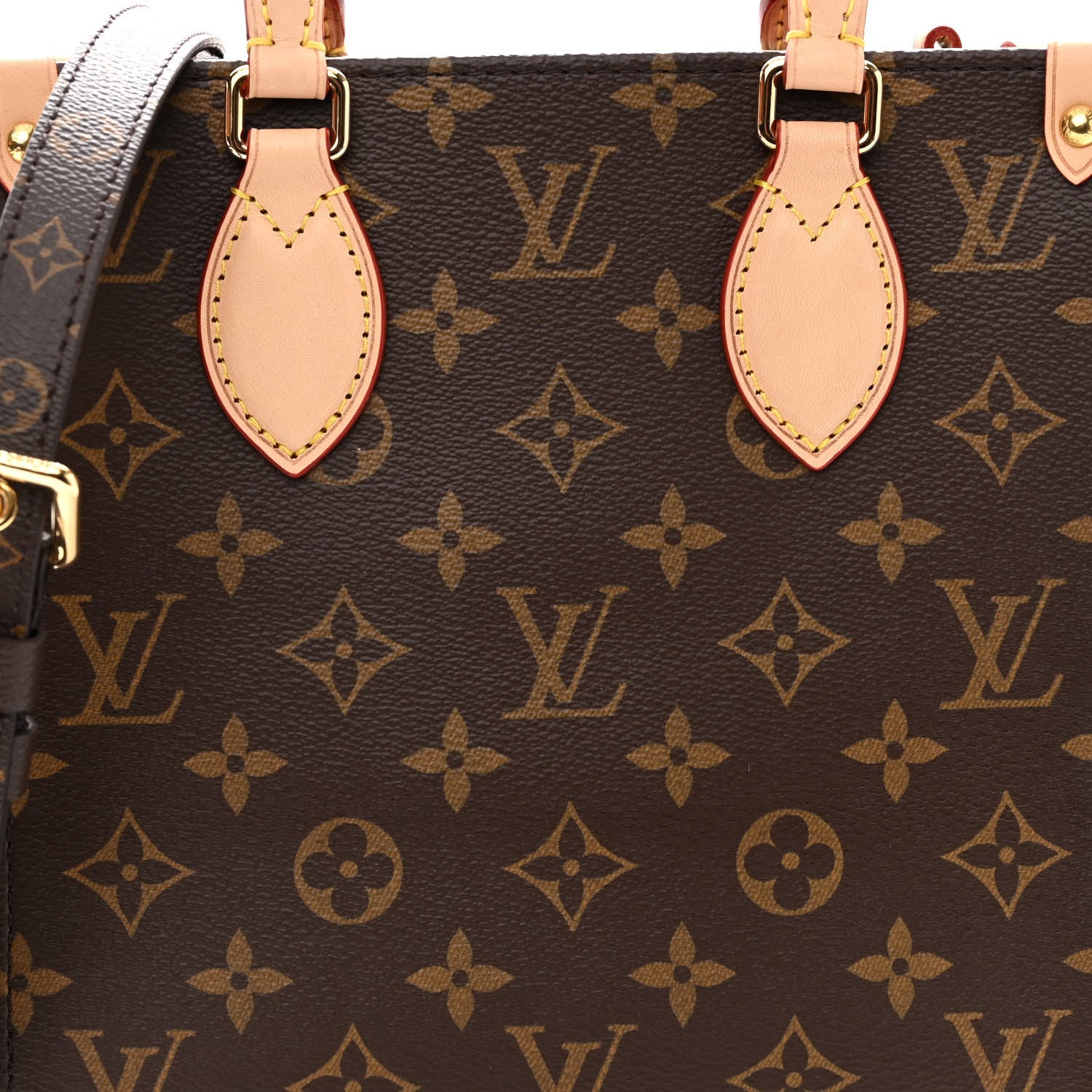 Louis Vuitton Monogram Sac Plat BB 7 of 9