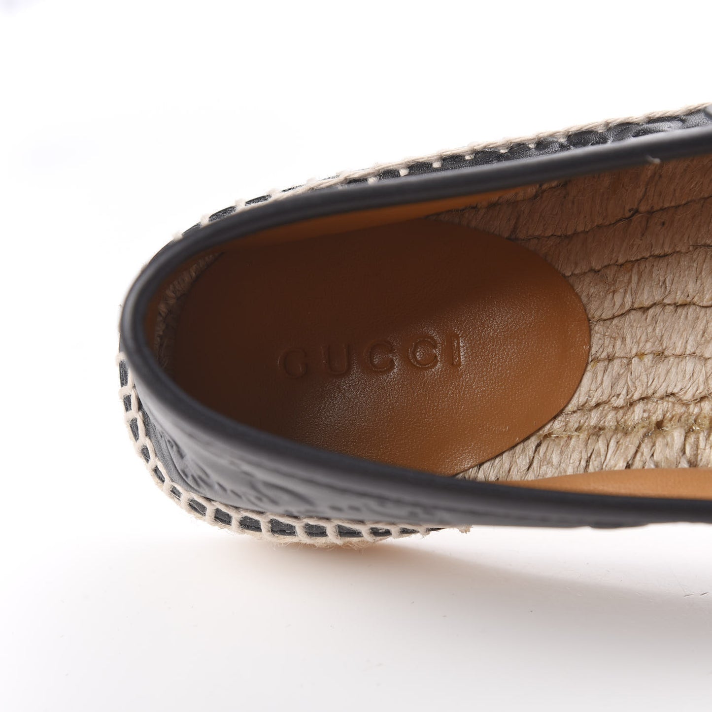 Guccissima Signature Espadrilles 35 Black