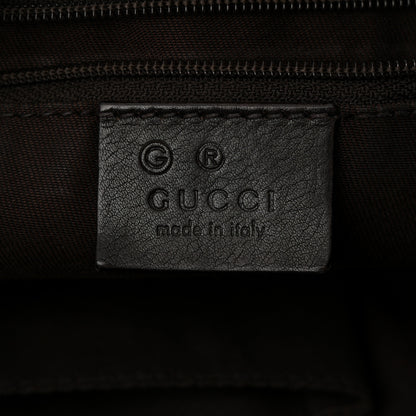Gucci Monogram Medium New Britt Hobo Dark Brown 6 of 13