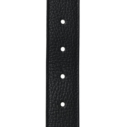 Gucci Dollar Calfskin Double G Reversible 30mm Belt 85 34 Black New Acero 5 of 6