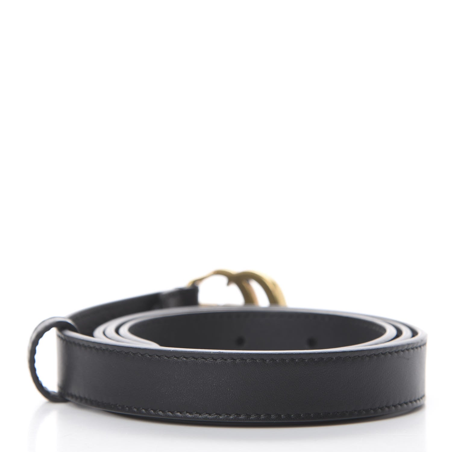 Gucci Calfskin Double G 20mm Belt 90 36 Black 2 of 5