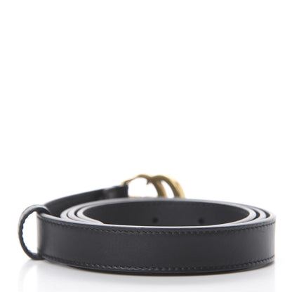 Gucci Calfskin Double G 20mm Belt 90 36 Black 2 of 5