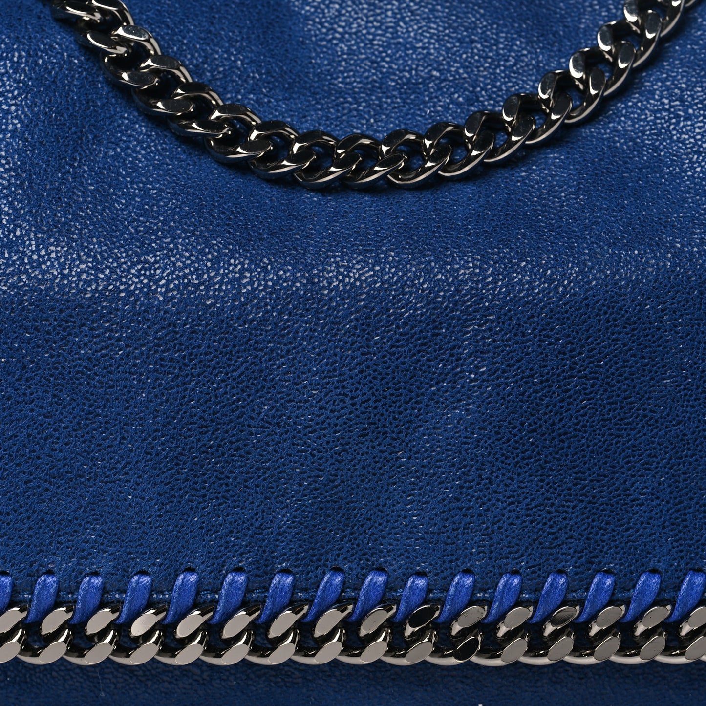 Shaggy Deer Falabella Crossbody Clutch Blue