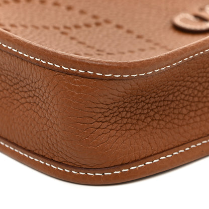 Hermes Taurillon Clemence Evelyne TPM Gold 8 of 10