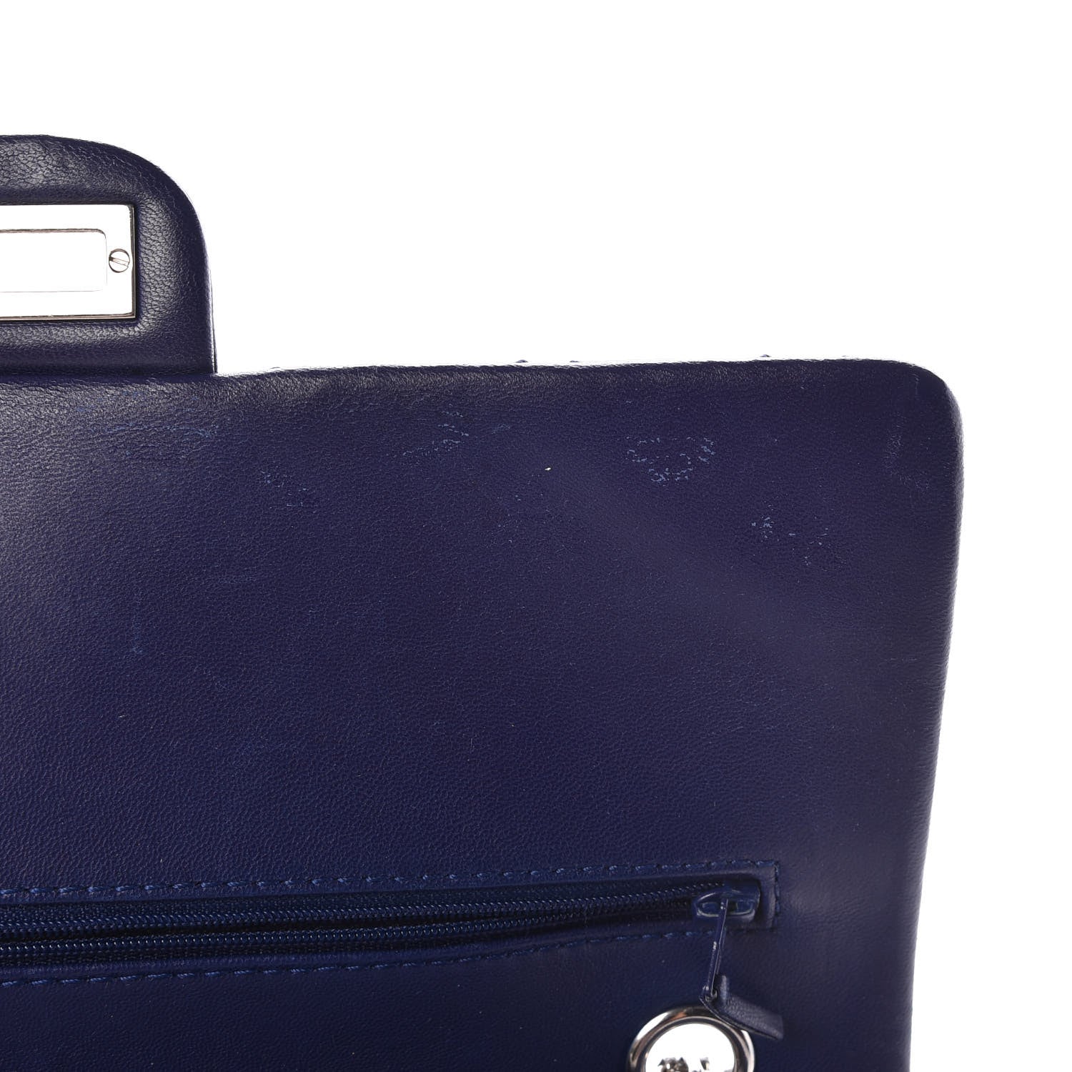 Chanel Distressed Patent Quilted 2.55 Reissue 226 Flap Navy 10 of 13