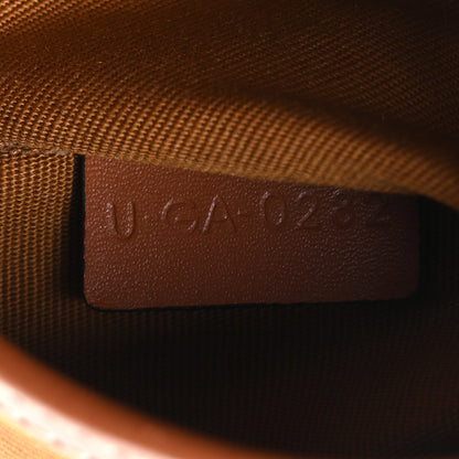 Celine Triomphe Canvas Calfskin Small Boston Bag Tan 7 of 11
