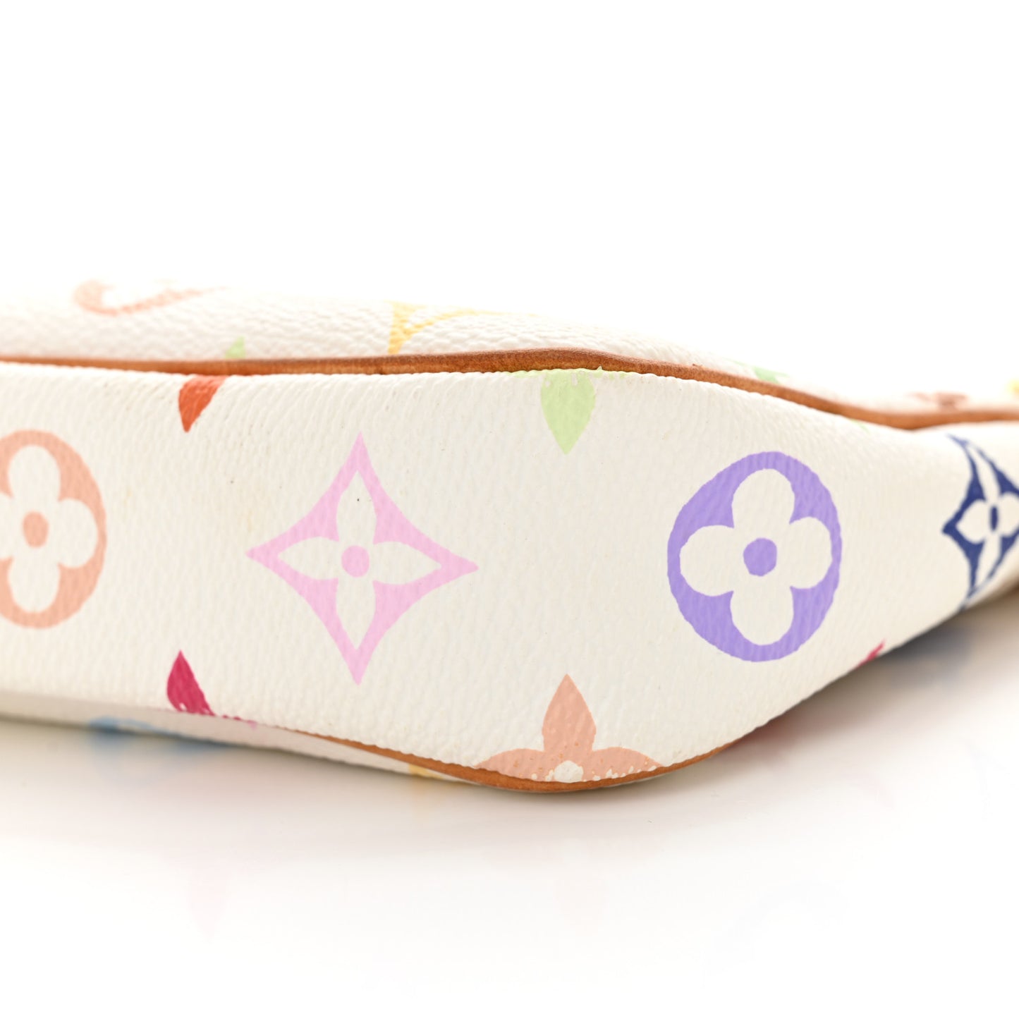 Monogram Multicolor Pochette Accessories White