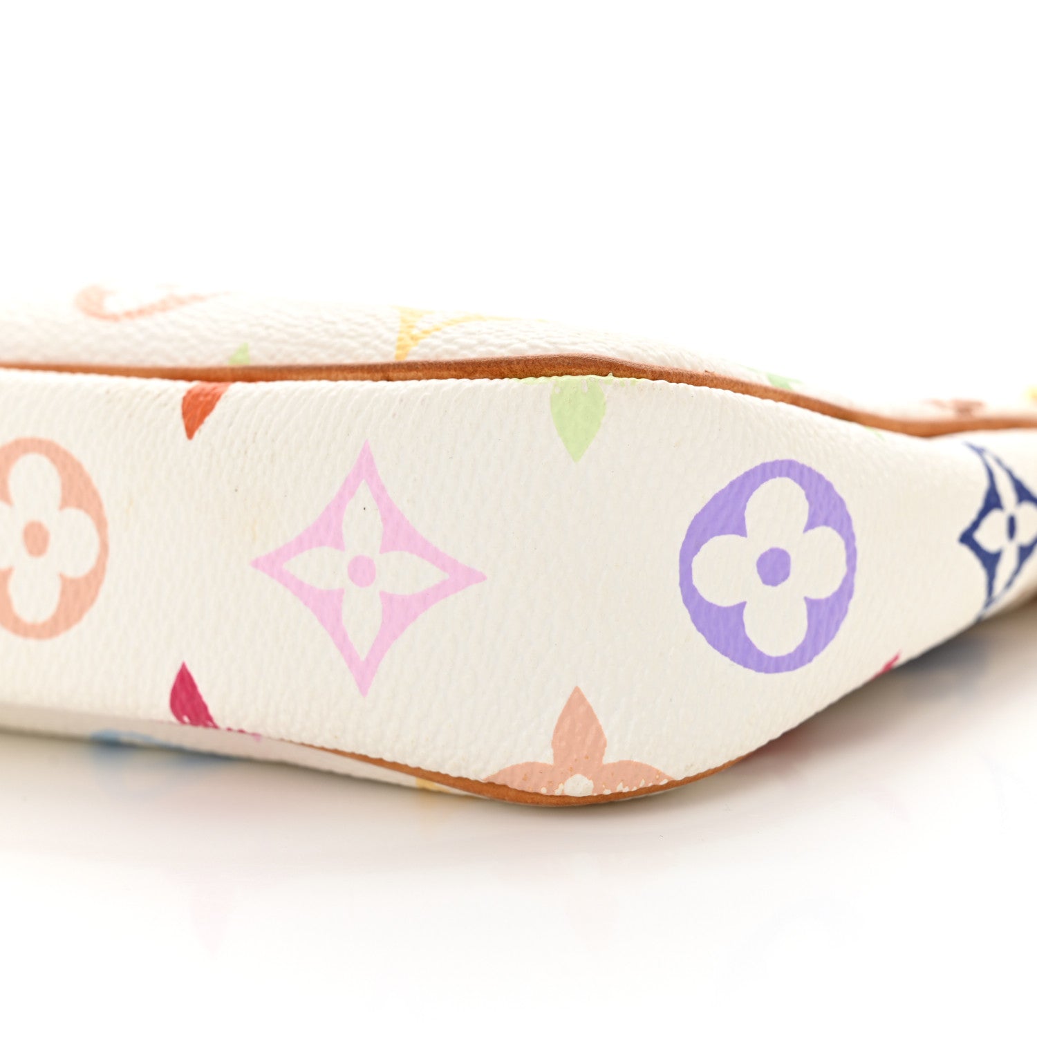 Louis Vuitton Monogram Multicolor Pochette Accessories White 9 of 11