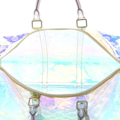 Louis Vuitton PVC Monogram Keepall Bandouliere 50 Iridescent Prism 5 of 11