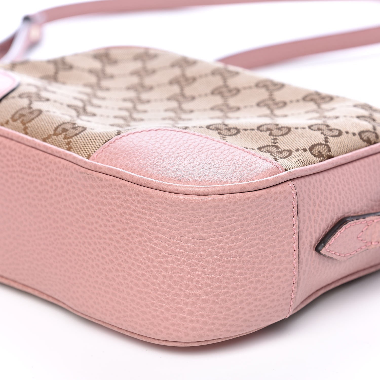 Gucci Monogram Mini Bree Messenger Bag Beige Soft Pink 9 of 9
