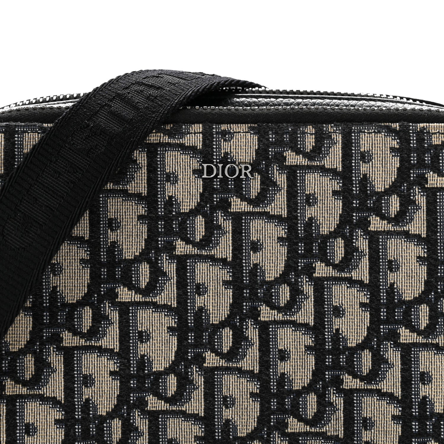 Christian Dior Oblique Pouch Navy Blue 8 of 13