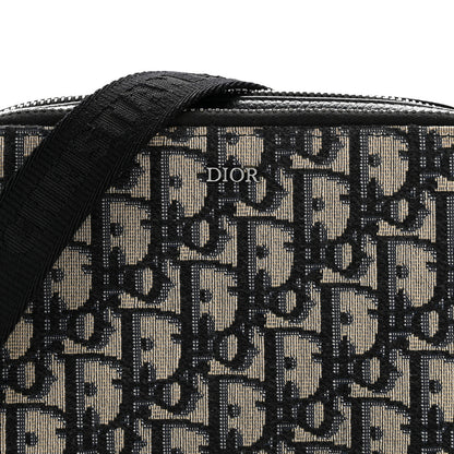 Christian Dior Oblique Pouch Navy Blue 8 of 13
