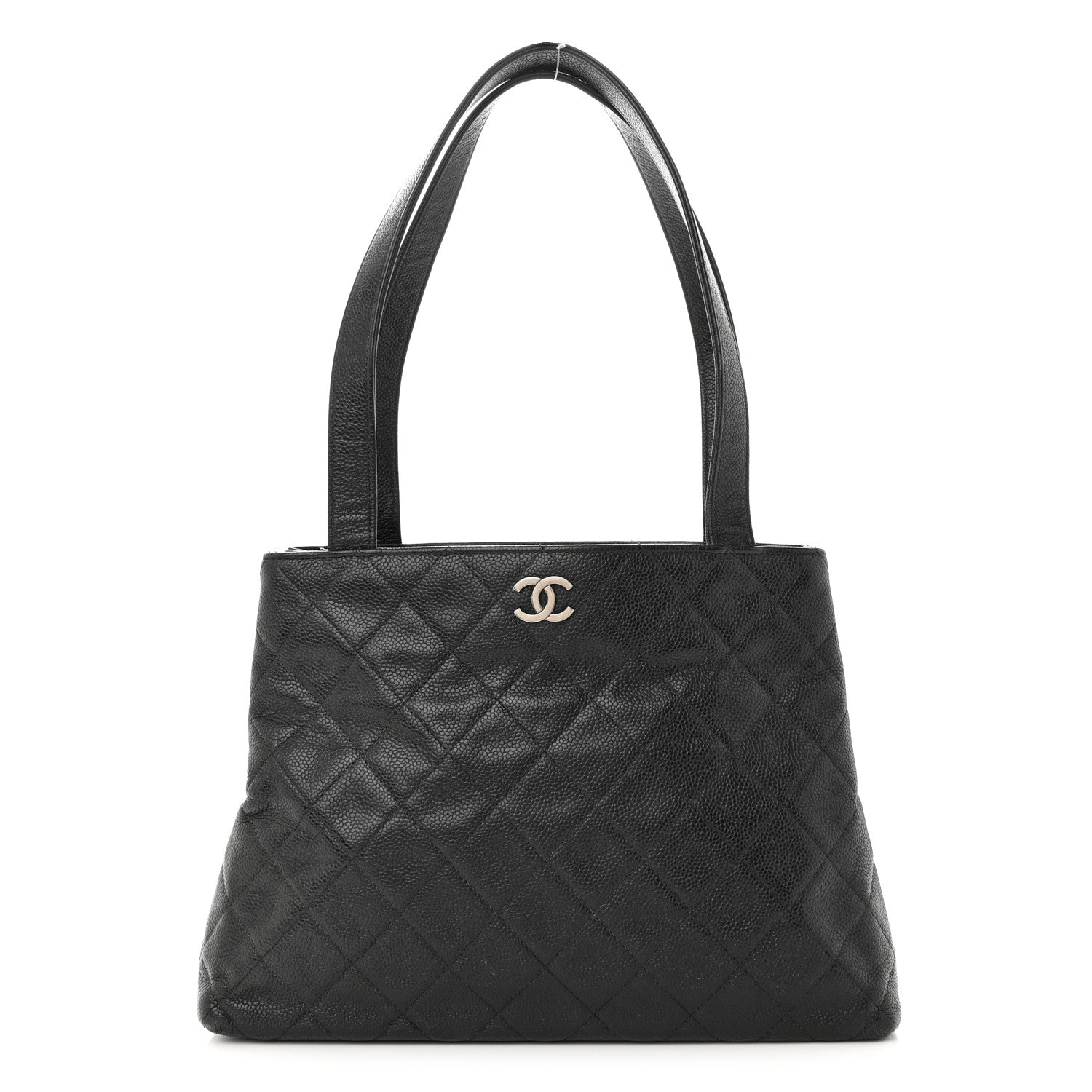 Chanel Caviar Quilted CC Shoulder Bag Black 1 of 15