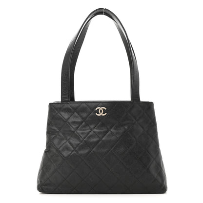 Chanel Caviar Quilted CC Shoulder Bag Black 1 of 15