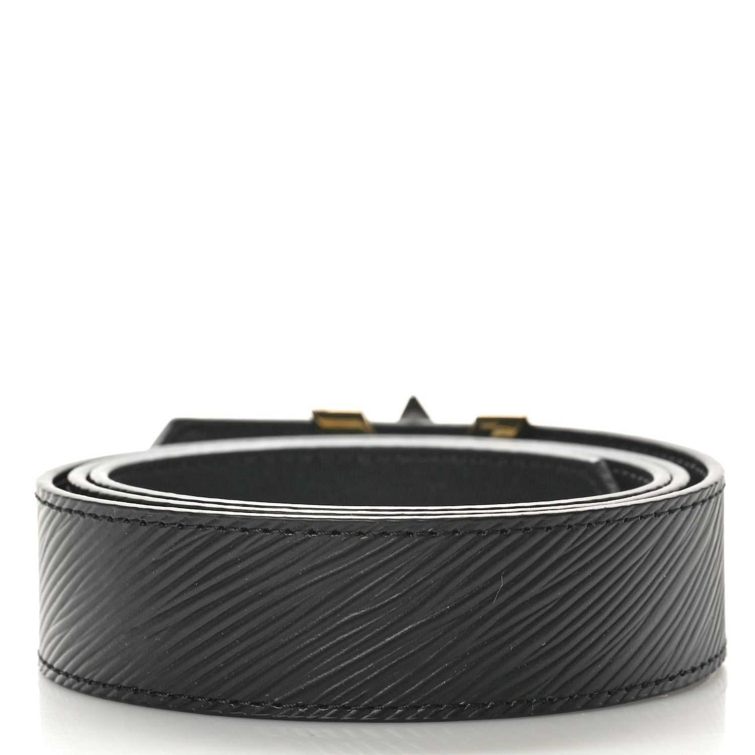 Louis Vuitton Epi 30mm LV Twist Belt 85 34 Black 2 of 5