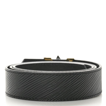Louis Vuitton Epi 30mm LV Twist Belt 85 34 Black 2 of 5