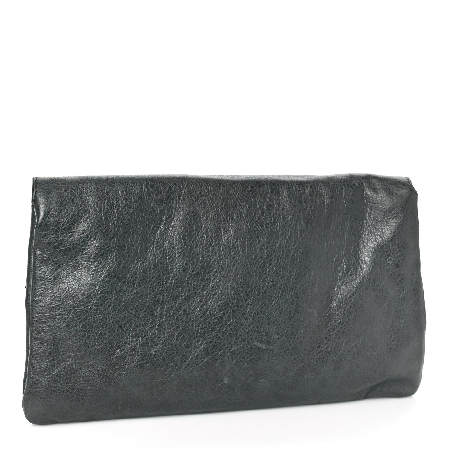 Agneau Giant Brogues Hardware Envelope Clutch Anthracite