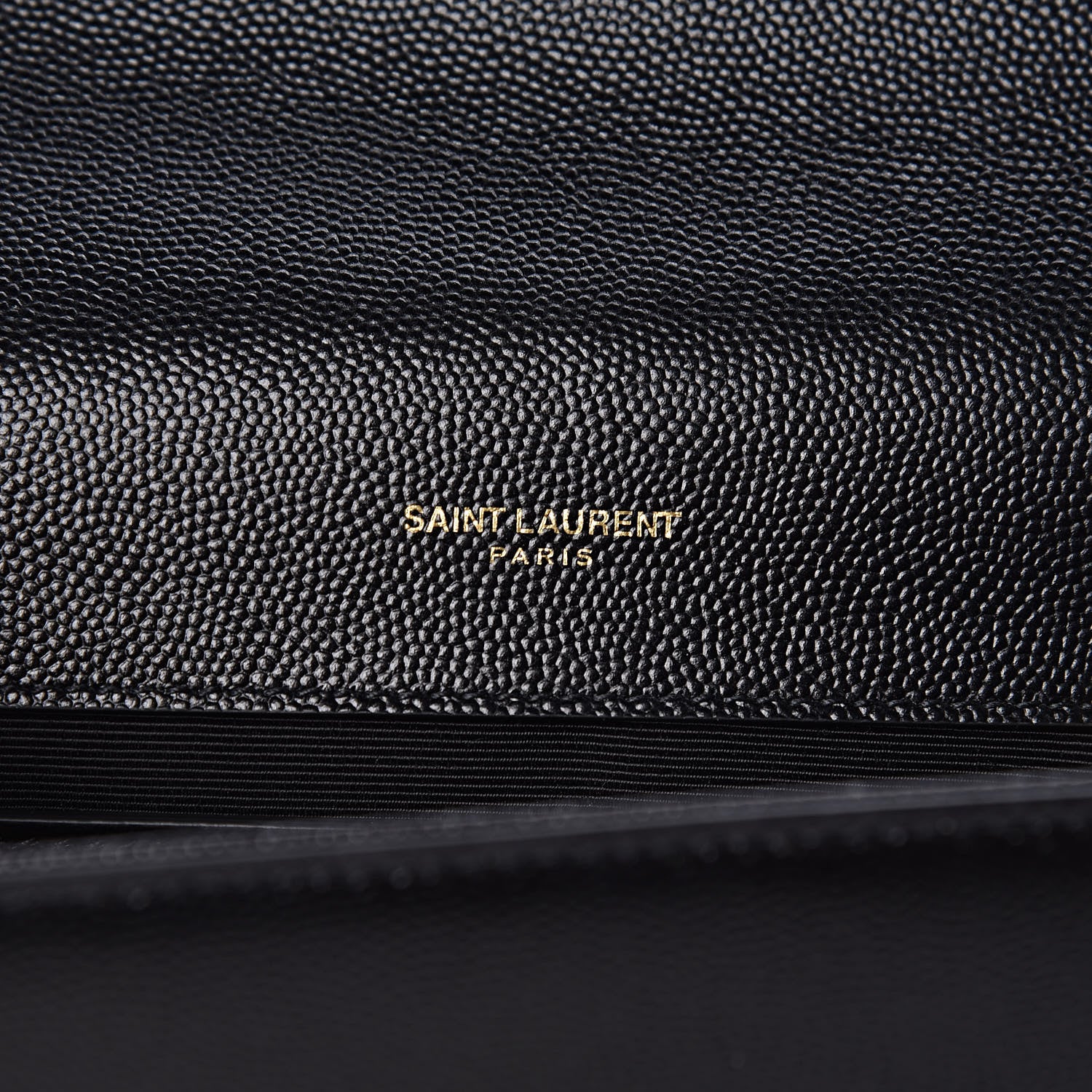 Saint Laurent Grain De Poudre Small Monogram Kate Satchel Black 6 of 9