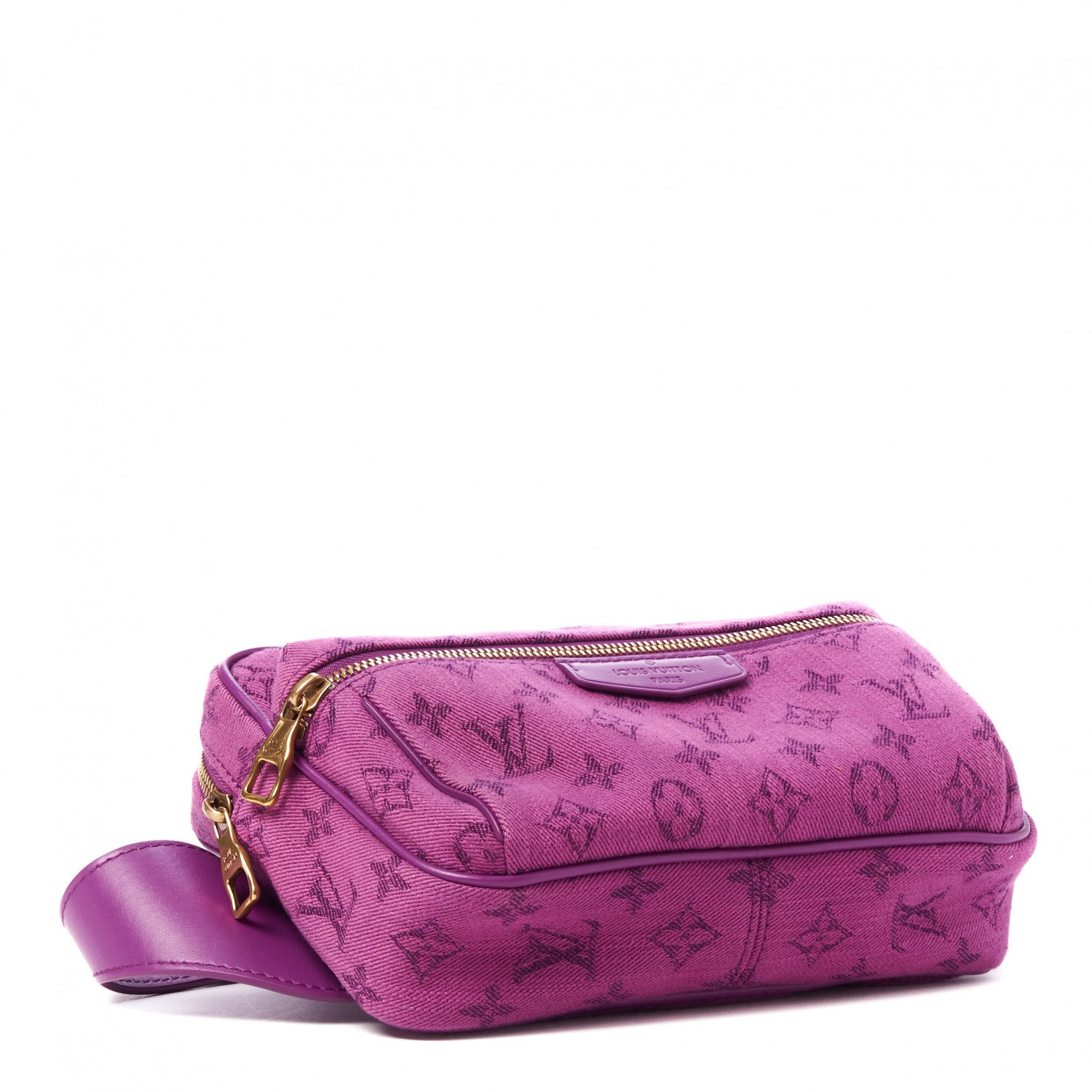 Louis Vuitton Denim Monogram Outdoor Bumbag Purple 3 of 7